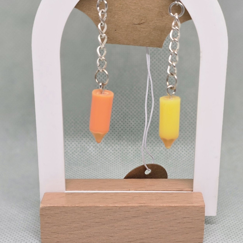 Colorful Dangle Earrings - Picture 3 of 4